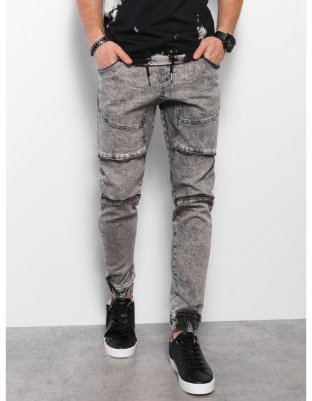 Férfi JOGGERS steppelt nadrág szürke V4 OM-PADJ-0111 OM-PADJ-0111