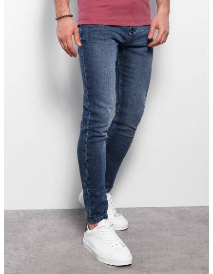 Férfi farmer nadrág SKINNY FIT sötétkék V1 OM-PADP-0101 OM-PADP-0101