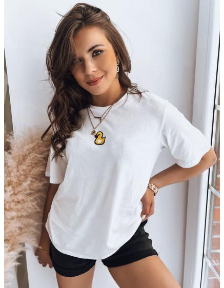 Dámske tričko s nášivkou MIA ROSE ecru