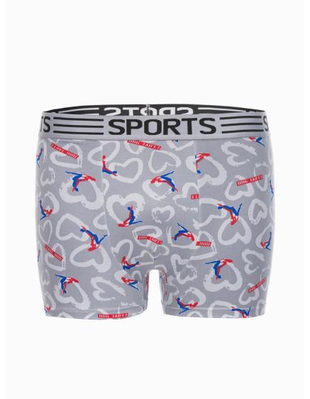 Pánske boxerky U145 sivé