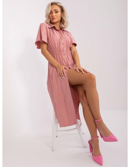 Női galléros ruha ZULUNA pink