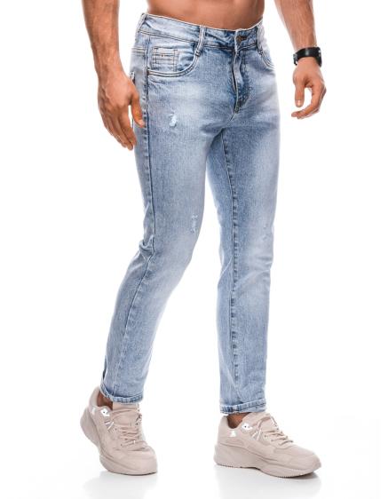 Pánske džínsy P1398 modré