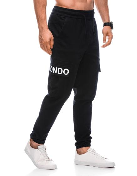 Férfi cargo nadrág P1407 fekete