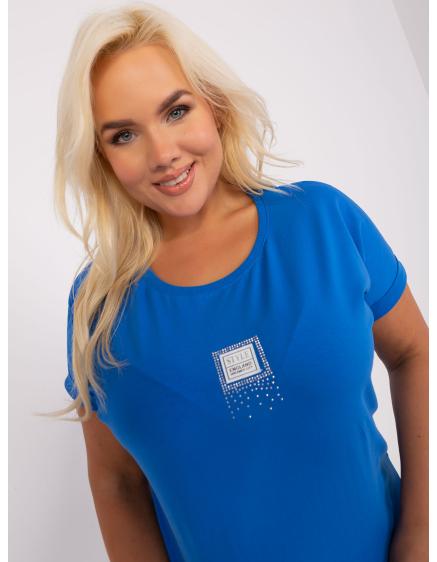 Női plus size blúz FISHY sötétkék