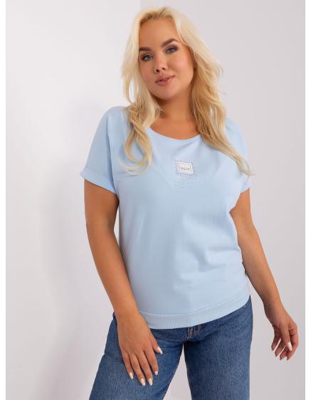 Női plus size blúz RAY világoskék
