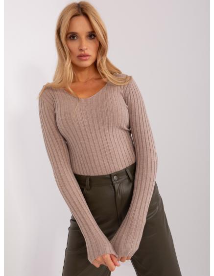Dámsky sveter ARD dark beige