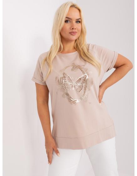 Női plus size blúz VESNN bézs