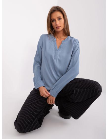 Női blúz SUBLEVEL szürke kék