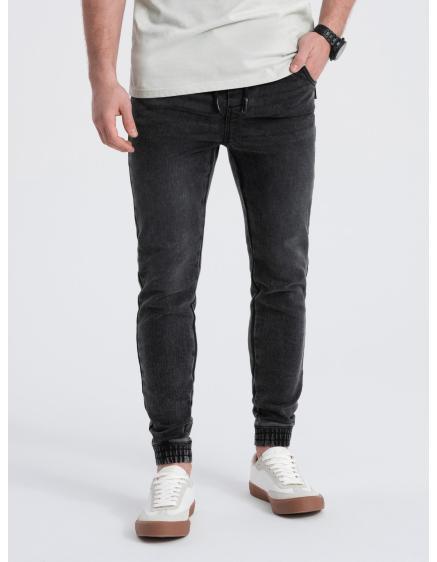 Férfi JOGGER SLIM FIT grafit farmer nadrág