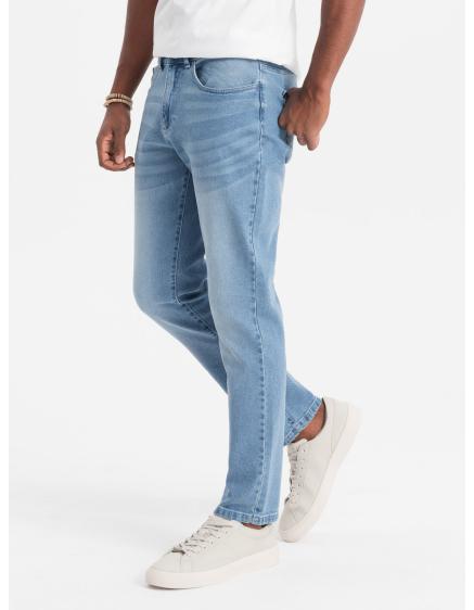 Férfi SLIM FIT farmer nadrág világoskék