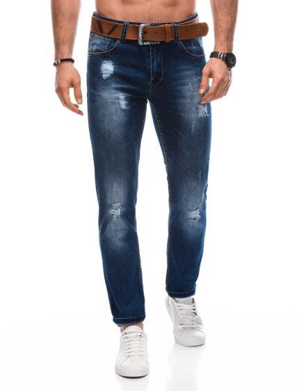Pánske džínsy P1455 modré