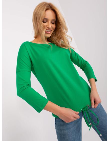 Dámska blúzka s 3/4 rukávom BASIC FEEL GOOD zelená