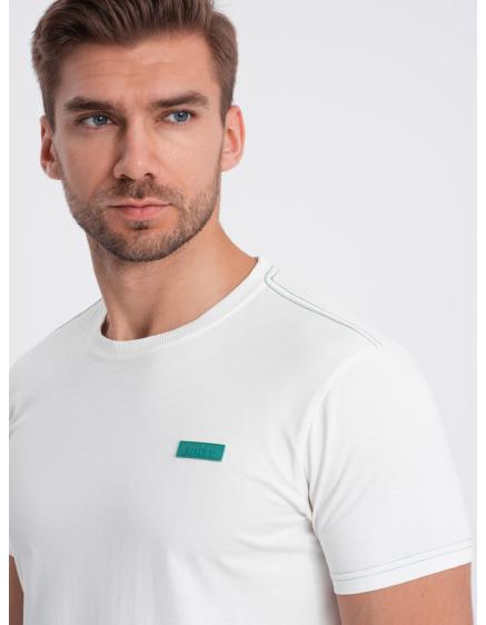 Férfi pamut póló V5 OM-TSCT-0151 fehér