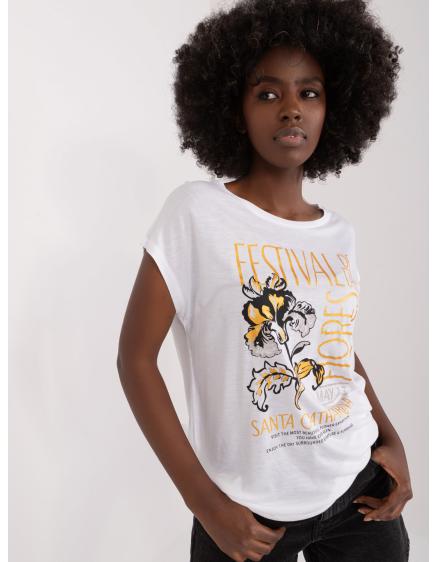 Női póló SUBLEVEL nyomott fehér