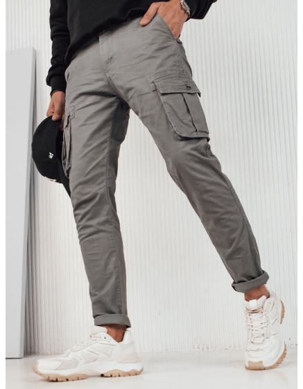 Pánské cargo kalhoty šedé