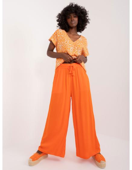Női palazzo nadrág SUBLEVEL narancssárga
