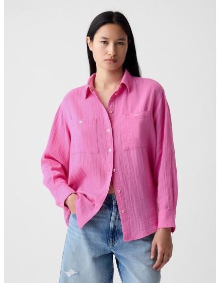 Mušelínová košile oversize