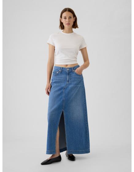 Džínová maxi sukně UltraSoft