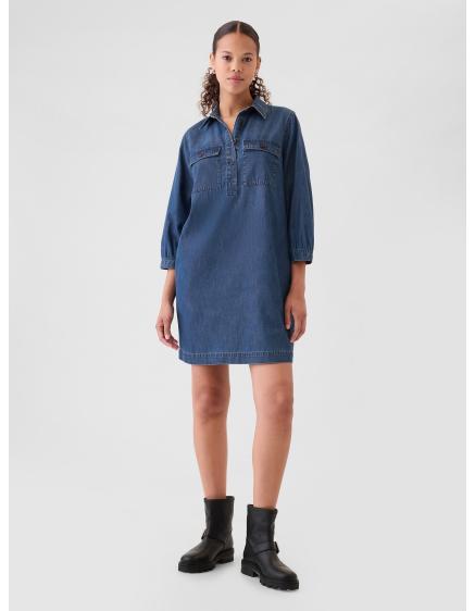 UltraSoft Utility Denim Mini šaty