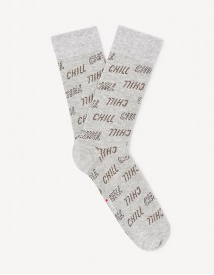 Fisochill Vysoké ponožky Grey ON