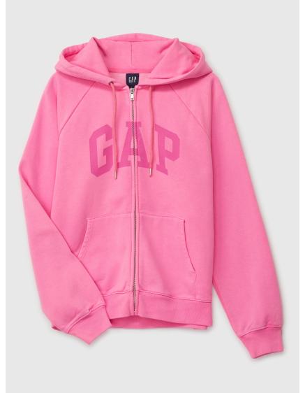 Vintage mäkká mikina na zips