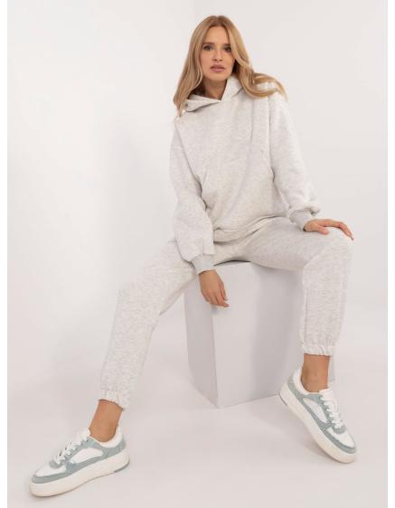 Šedá dámska základná súprava oversize