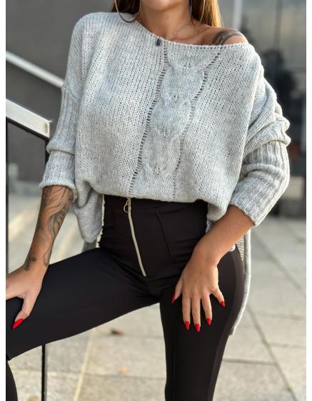 Dámský svetr ELR022 - béžový