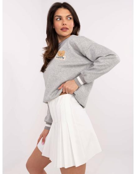 Ecru színű, rakott szoknya