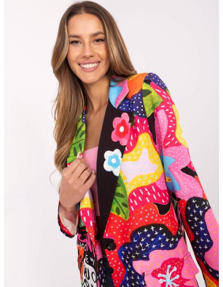 Dámská bunda černé barvy s nápisem