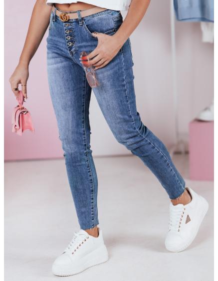 Dámské džíny slim fit DENIMFIT námořnická modř