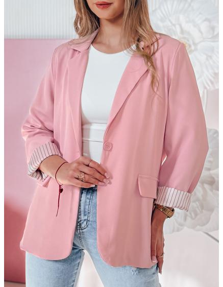 Dámske sako RESIDAL, jedna veľkosť, oversize, ružová