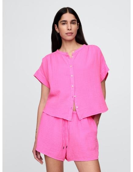 Gap oversize muszlin ing