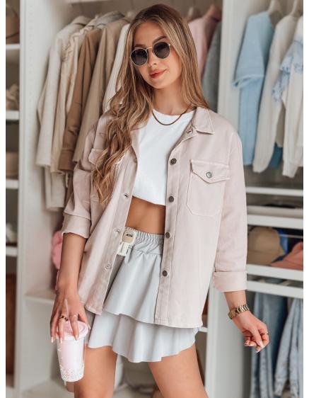 Dámska oversized košeľa OVERBOR, ružová