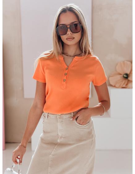 Dámska pruhovaná blúzka KISS LOOK oranžová