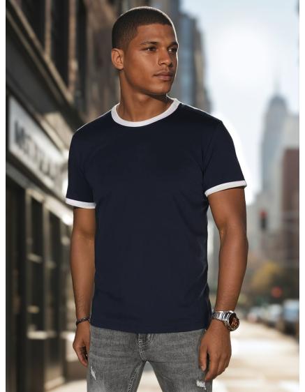 Pánske tričko basic navy blue
