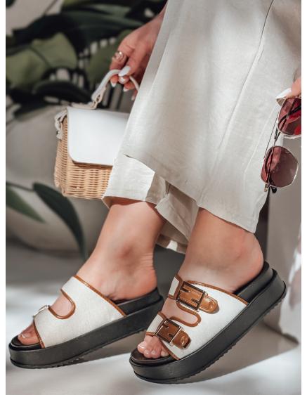 Dámske šľapky FLATSTEP kamelové