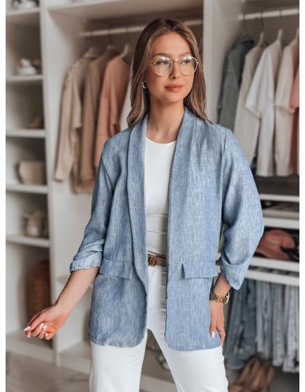 Dámske oversize sako SOFT LOVE tmavomodré