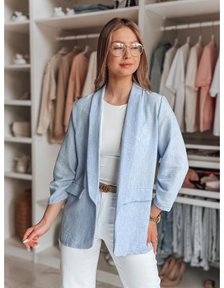 Dámske oversize sako SOFT LOVE svetlohnedé