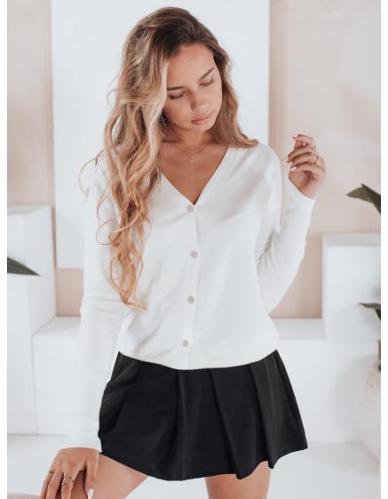 CHICGLOW női kardigán, fehér
