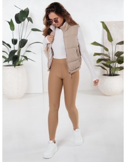 Női push up leggings, kamel