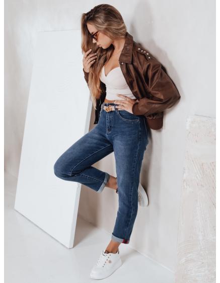 Női mom fit farmer, kék