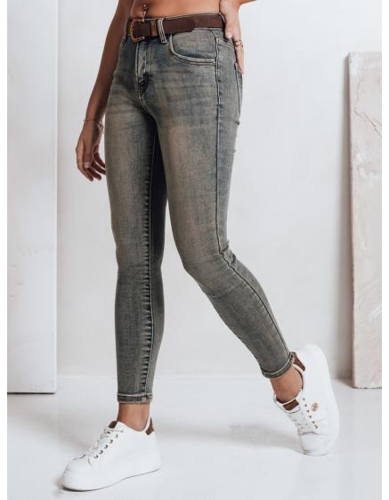 Női skinny farmer övvel, kék