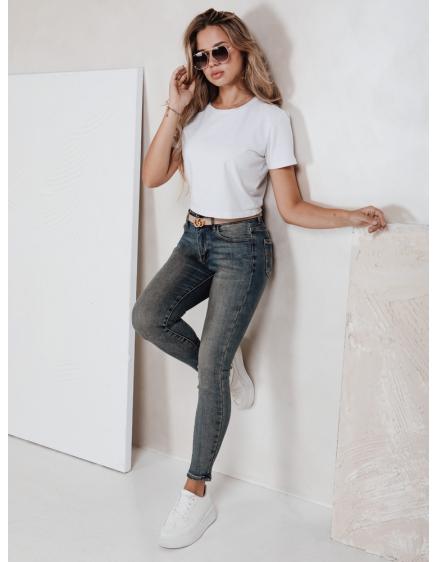 Női skinny farmer magas derékkal, kék
