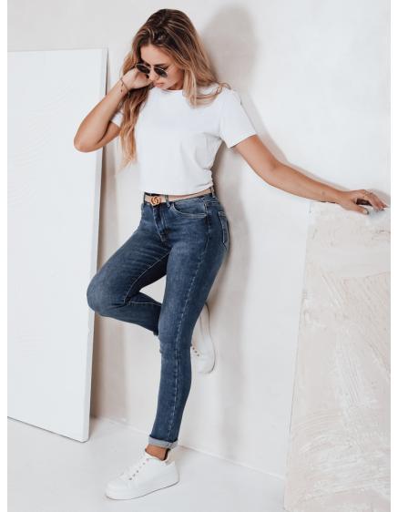 Női skinny farmer magas derékkal, kék