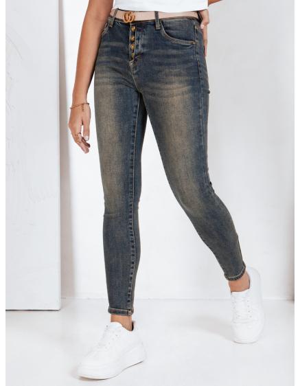 Dámské džíny skinny tmavě modré