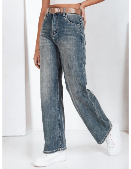 Dámské džíny wide leg modré