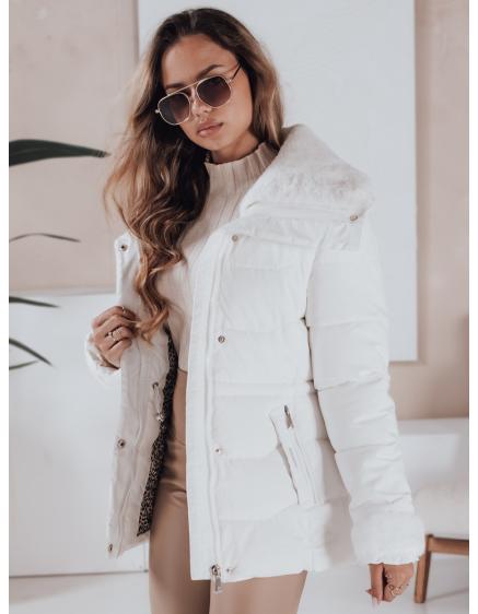 Dámská prošívaná bunda WINTERGIRL, bílá