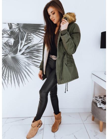 Dámská zimní bunda TIFANNY khaki