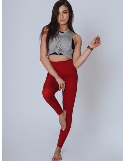 Női sport leggings MEDA piros