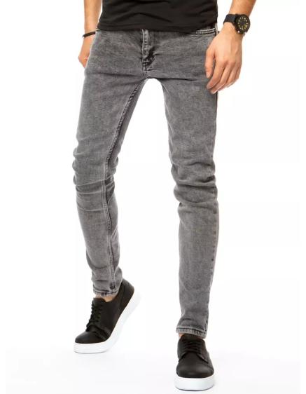 Pánske rifle šedej JEANS